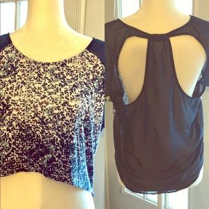 Kirra Top with Sheer Back